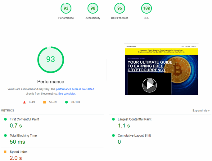 eCommerce Website Design 8 ewp pagespeed 1